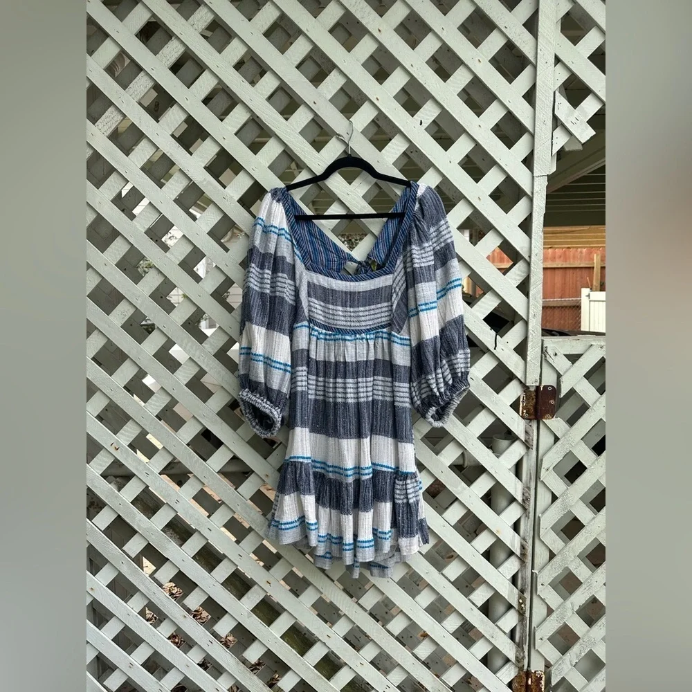Free people All Lined Up Mini Dress